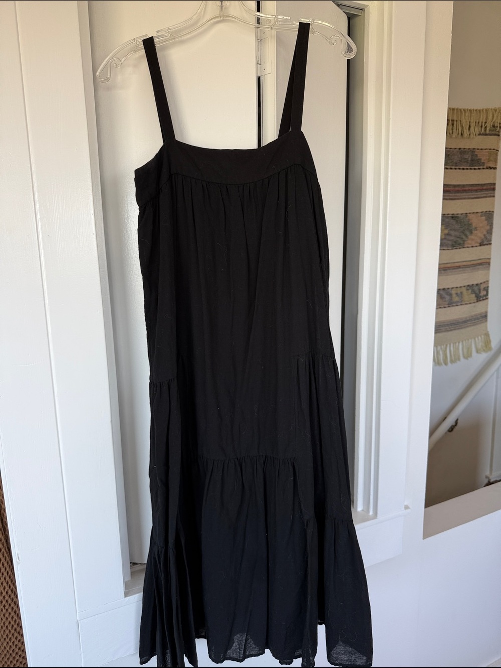 Jenni Kayne Black Tiered Maxi Sundress
